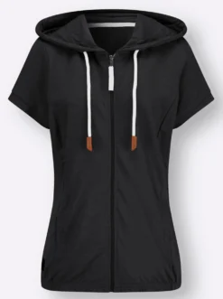Sweatjacke mit Nahttaschen