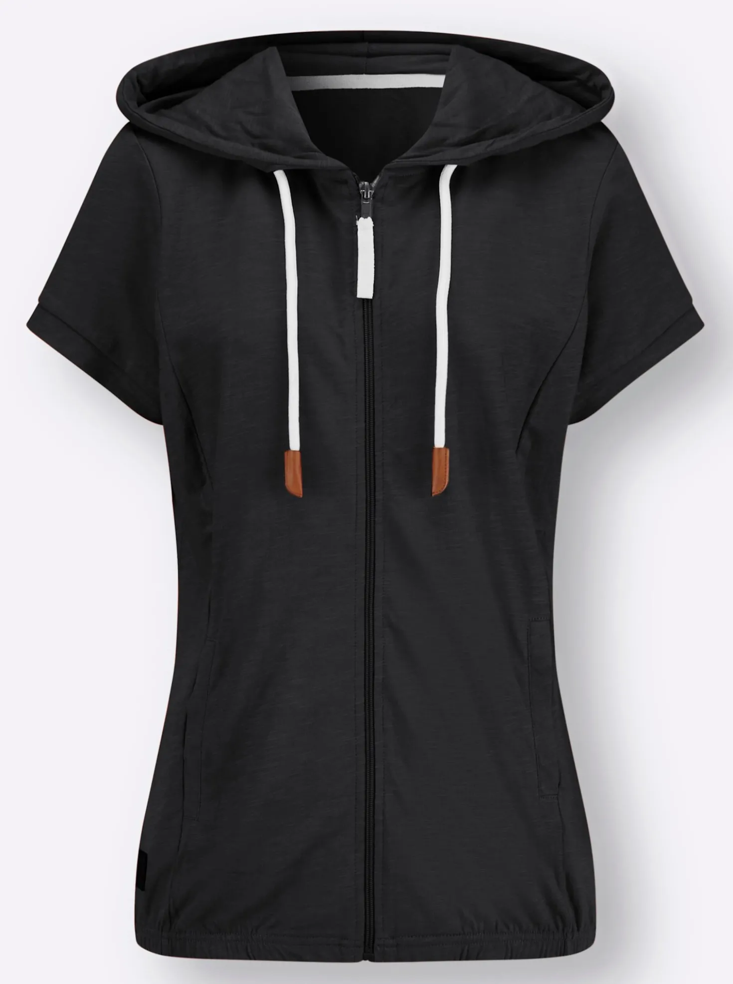 Sweatjacke mit Nahttaschen