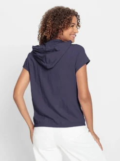 Sweatjacke mit Nahttaschen