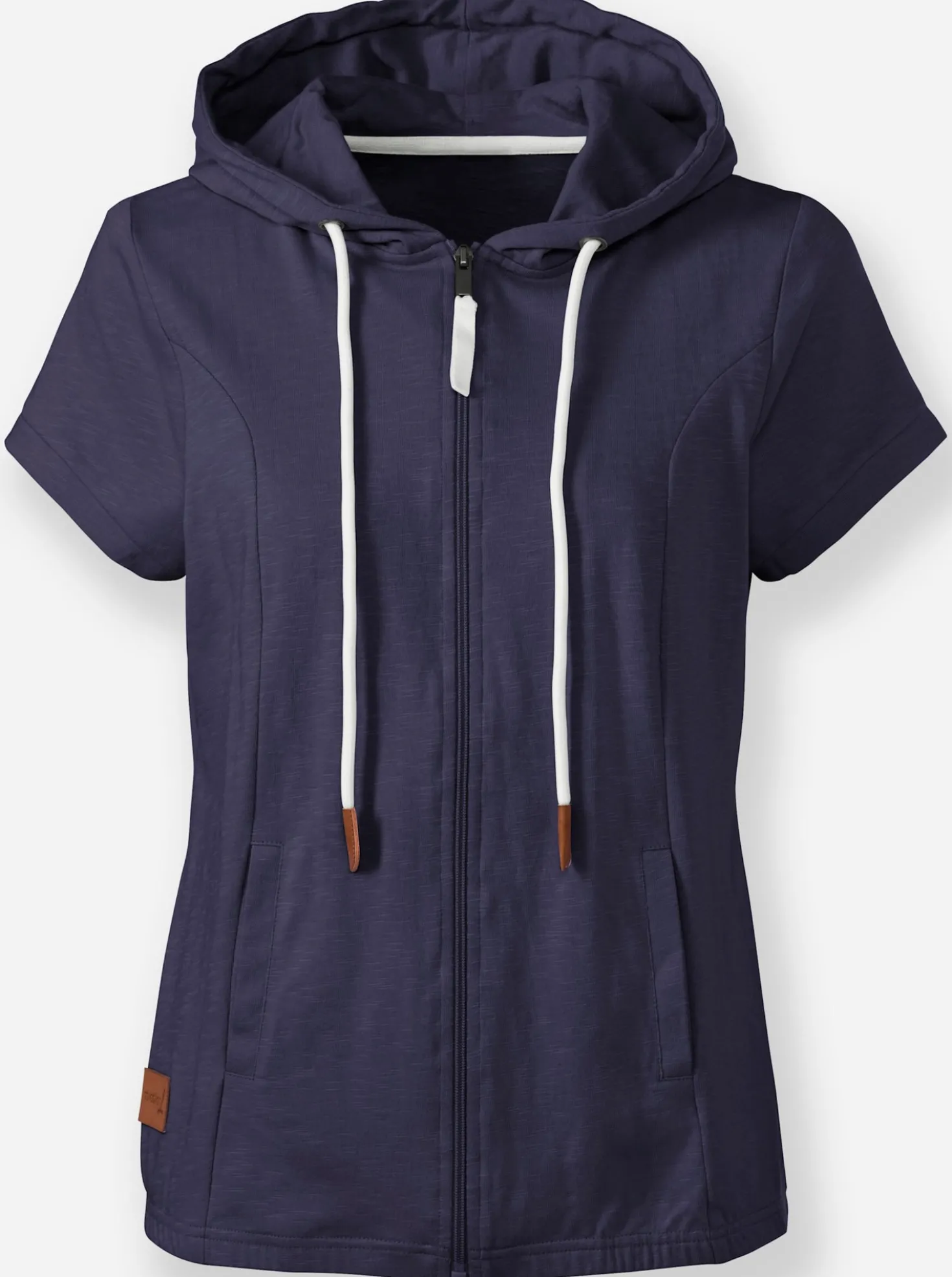 Sweatjacke mit Nahttaschen
