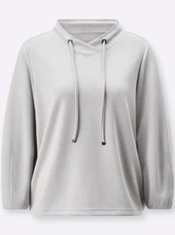 Sweatshirt im softweichen Modal-Mix