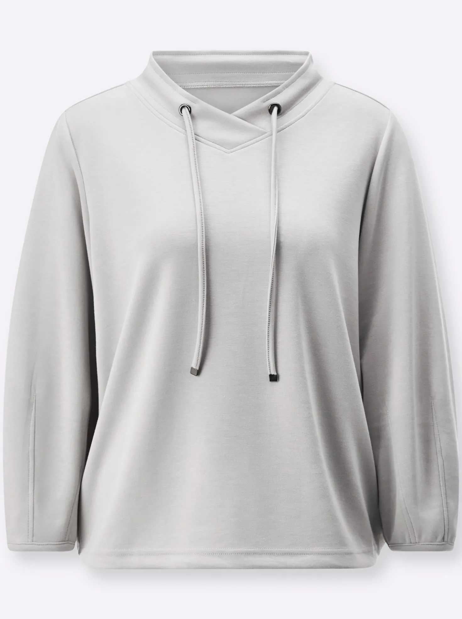 Sweatshirt im softweichen Modal-Mix