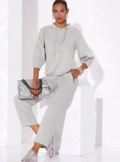 Sweatshirt im softweichen Modal-Mix