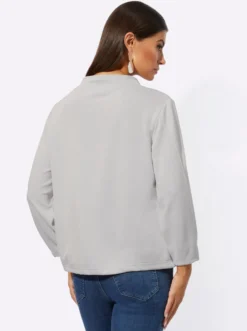 Sweatshirt im softweichen Modal-Mix