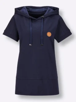 Sweatshirt mit überlappender Schulter