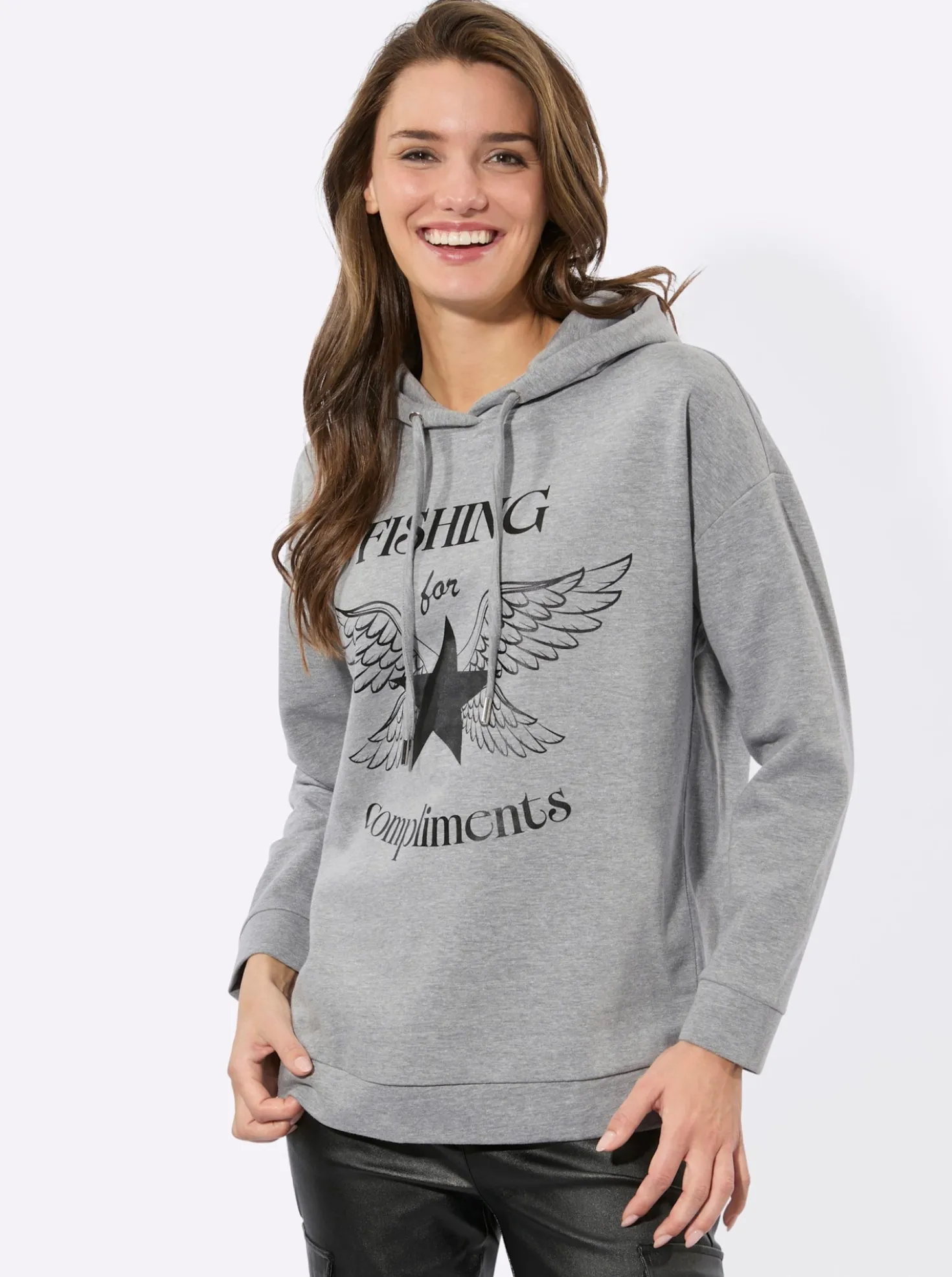 Sweatshirt mit Druck-Motiv