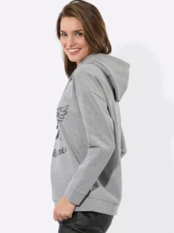 Sweatshirt mit Druck-Motiv