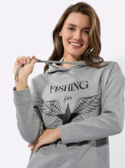 Sweatshirt mit Druck-Motiv