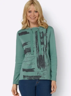 Sweatshirt mit grafischem Druck