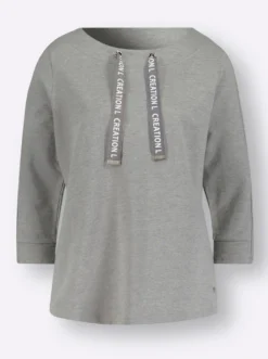 Sweatshirt mit 3/4-Ärmeln