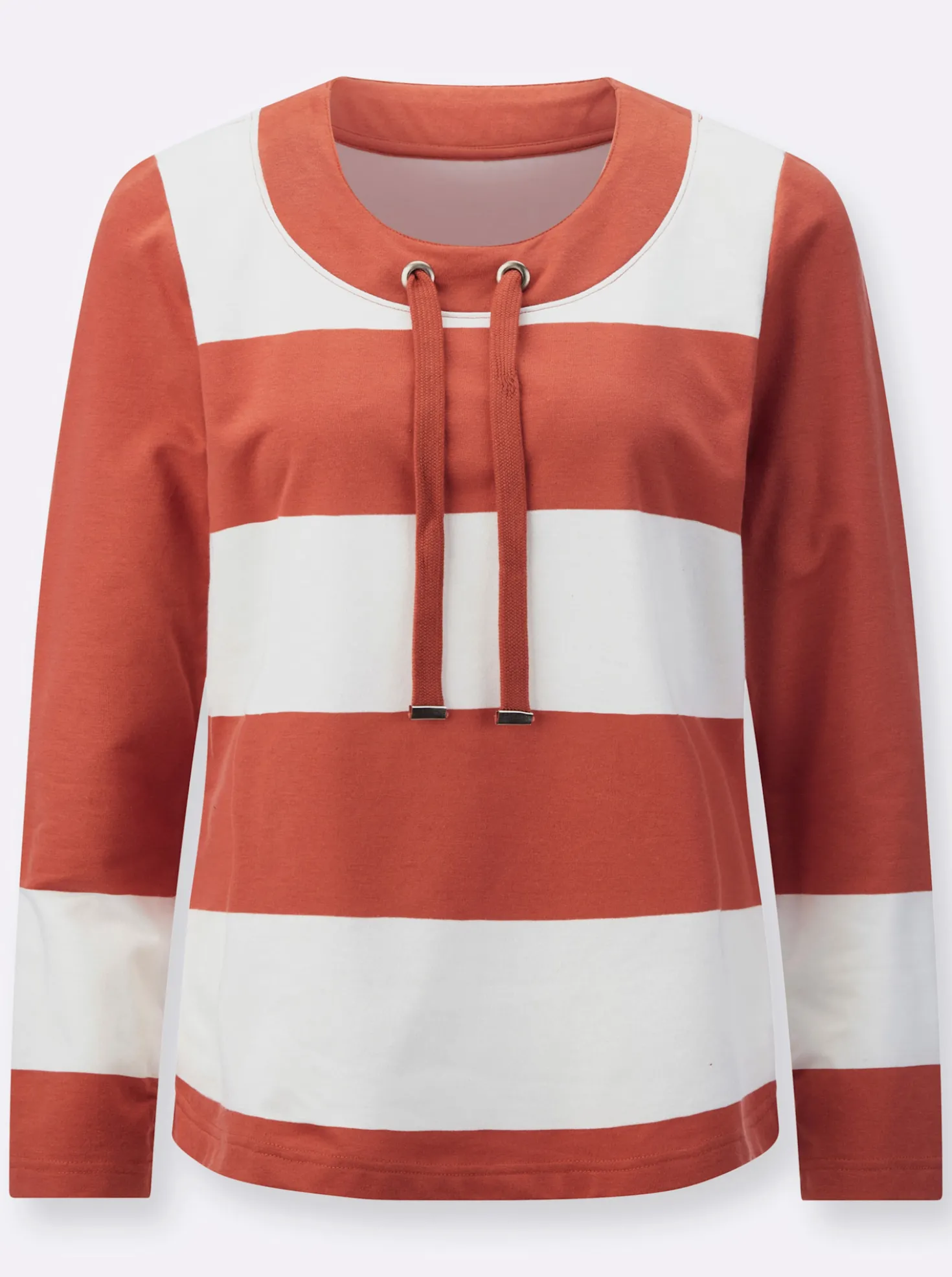 Sweatshirt mit Rundhals und Tunnelzug