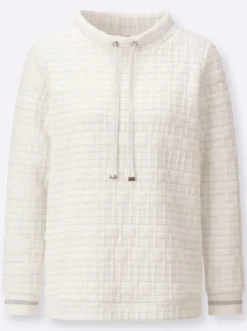 Sweatshirt mit Seitenschlitzen