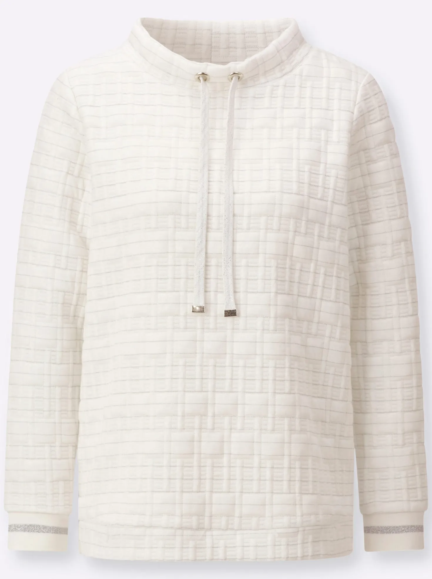 Sweatshirt mit Seitenschlitzen