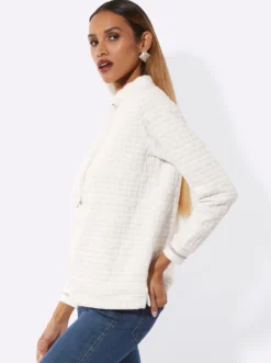 Sweatshirt mit Seitenschlitzen