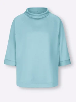 Sweatshirt mit Stehkragen