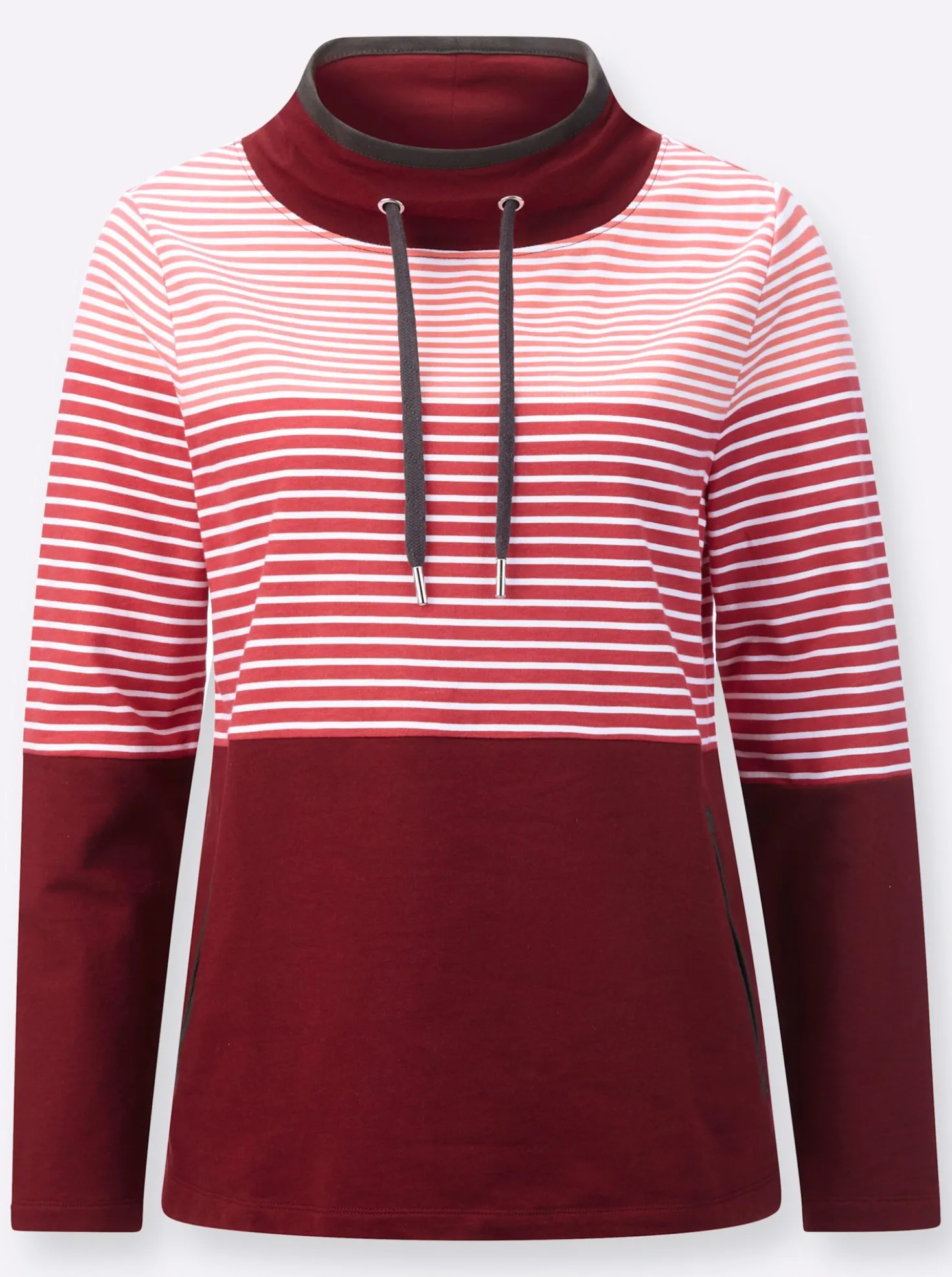 Sweatshirt mit Taschen