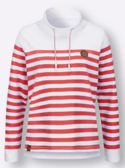 Sweatshirt mit verlängertem Rückteil