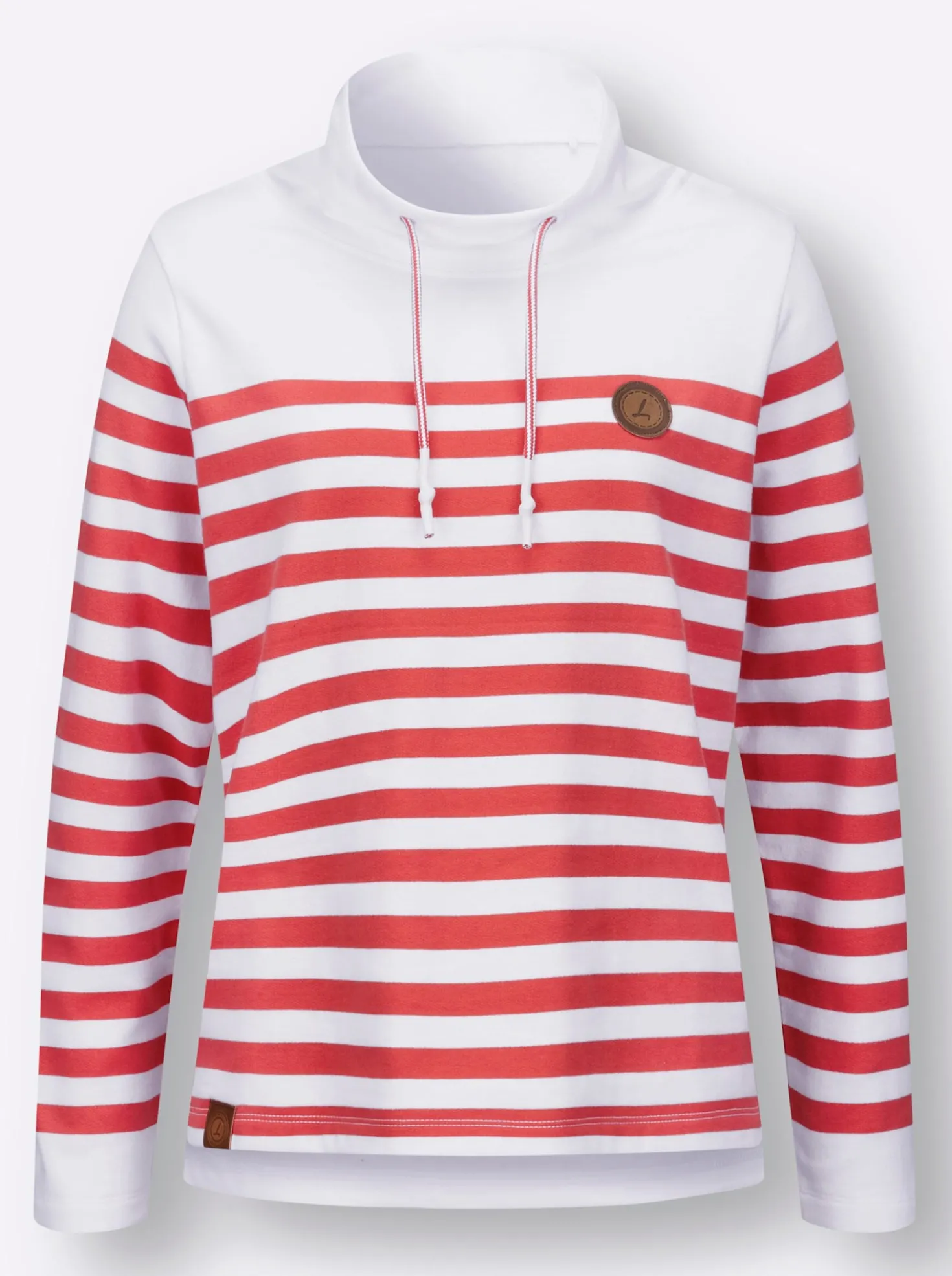 Sweatshirt mit verlängertem Rückteil