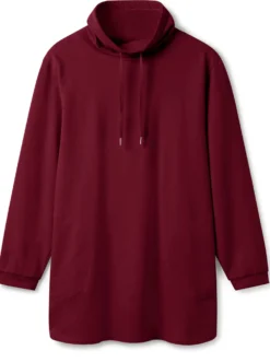 Sweatshirt mit weitem Stehkragen