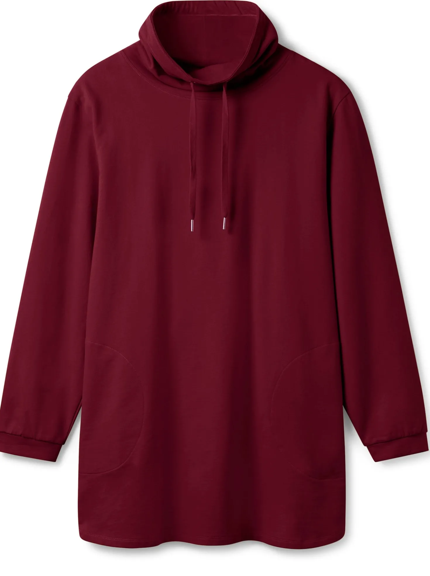 Sweatshirt mit weitem Stehkragen