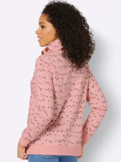 Sweatshirt mit Zierknöpfen