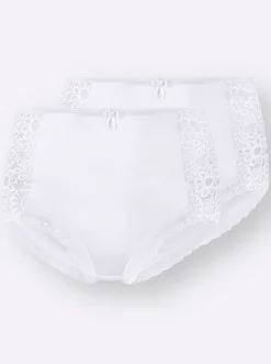 Taillenslip mit Spitzen-Details