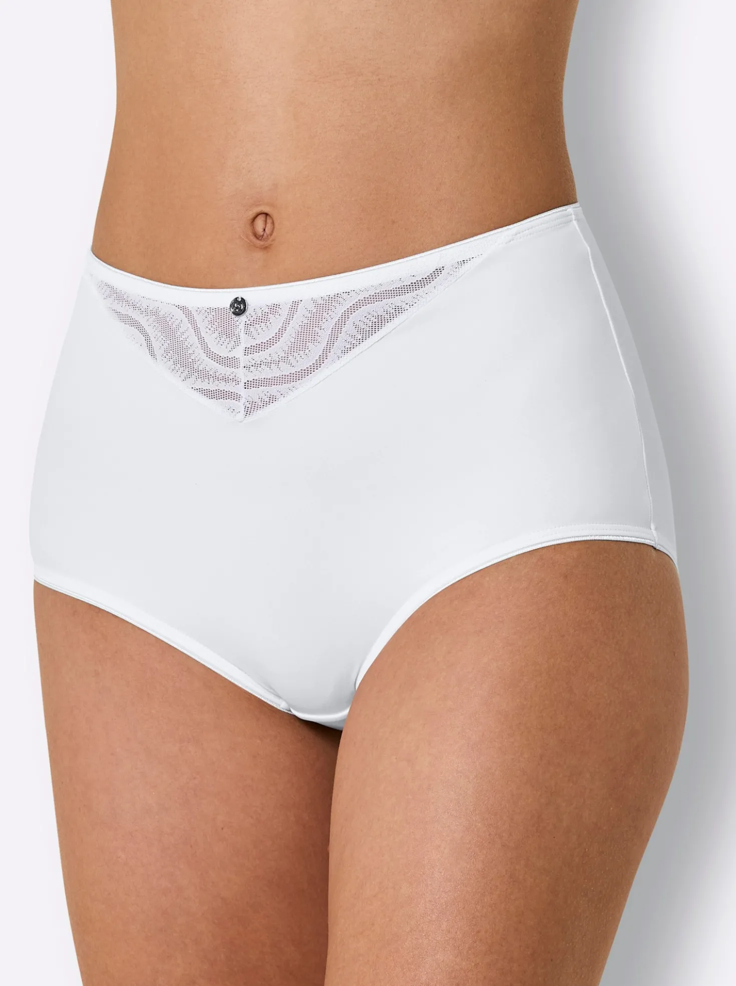 Taillenslip mit Spitzeneinsatz