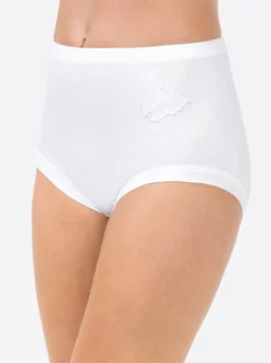 Taillenslip mit Spitzen-Schmetterling