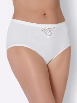 Taillenslip mit Stickereispitzen-Motiv