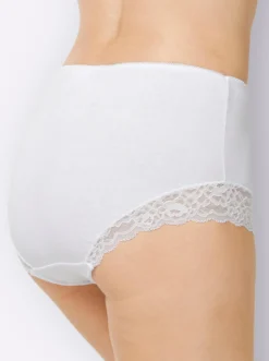 Taillenslip mit Stretch-Spitze