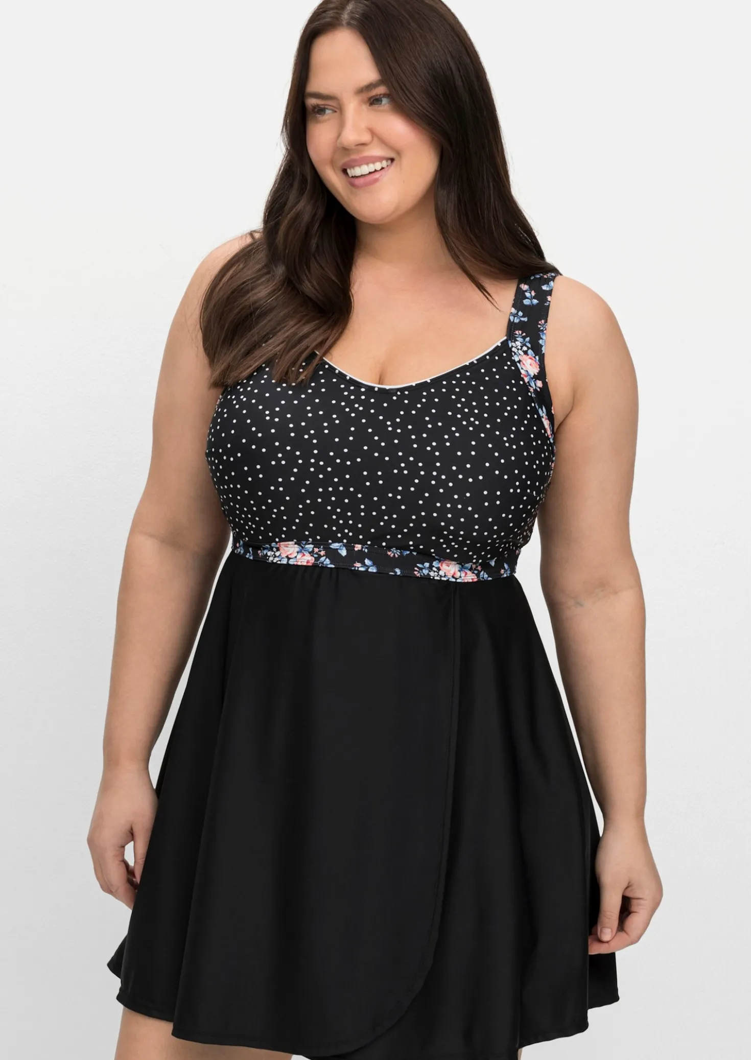 Tankini-Oberteil im Muster-Mix