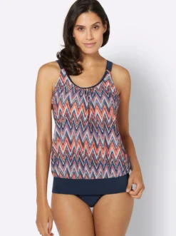 Tankini-Oberteil mit Elastik-Bund