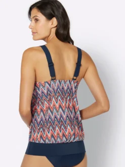 Tankini-Oberteil mit Elastik-Bund