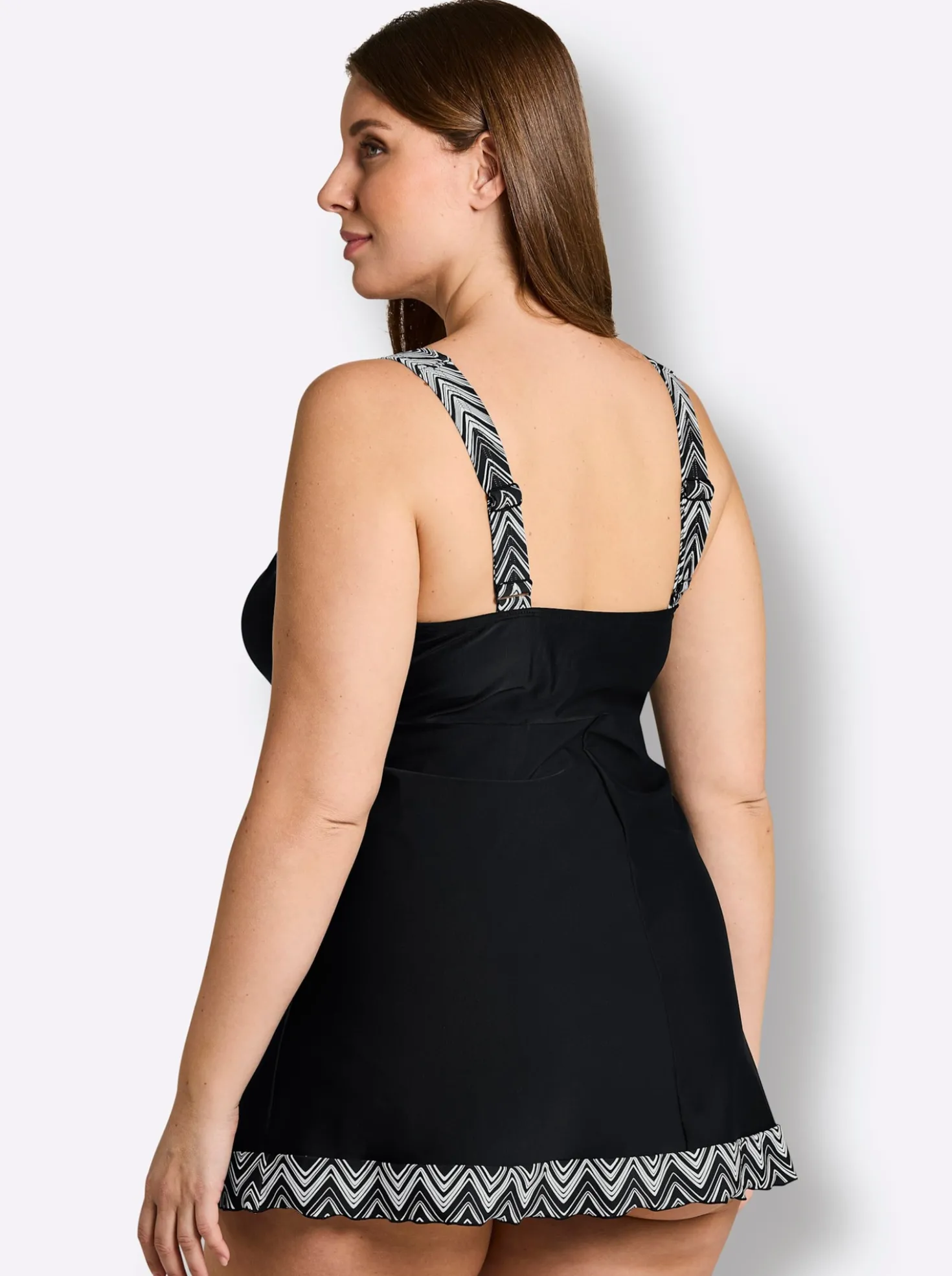 Tankini-Oberteil mit Grafikprint