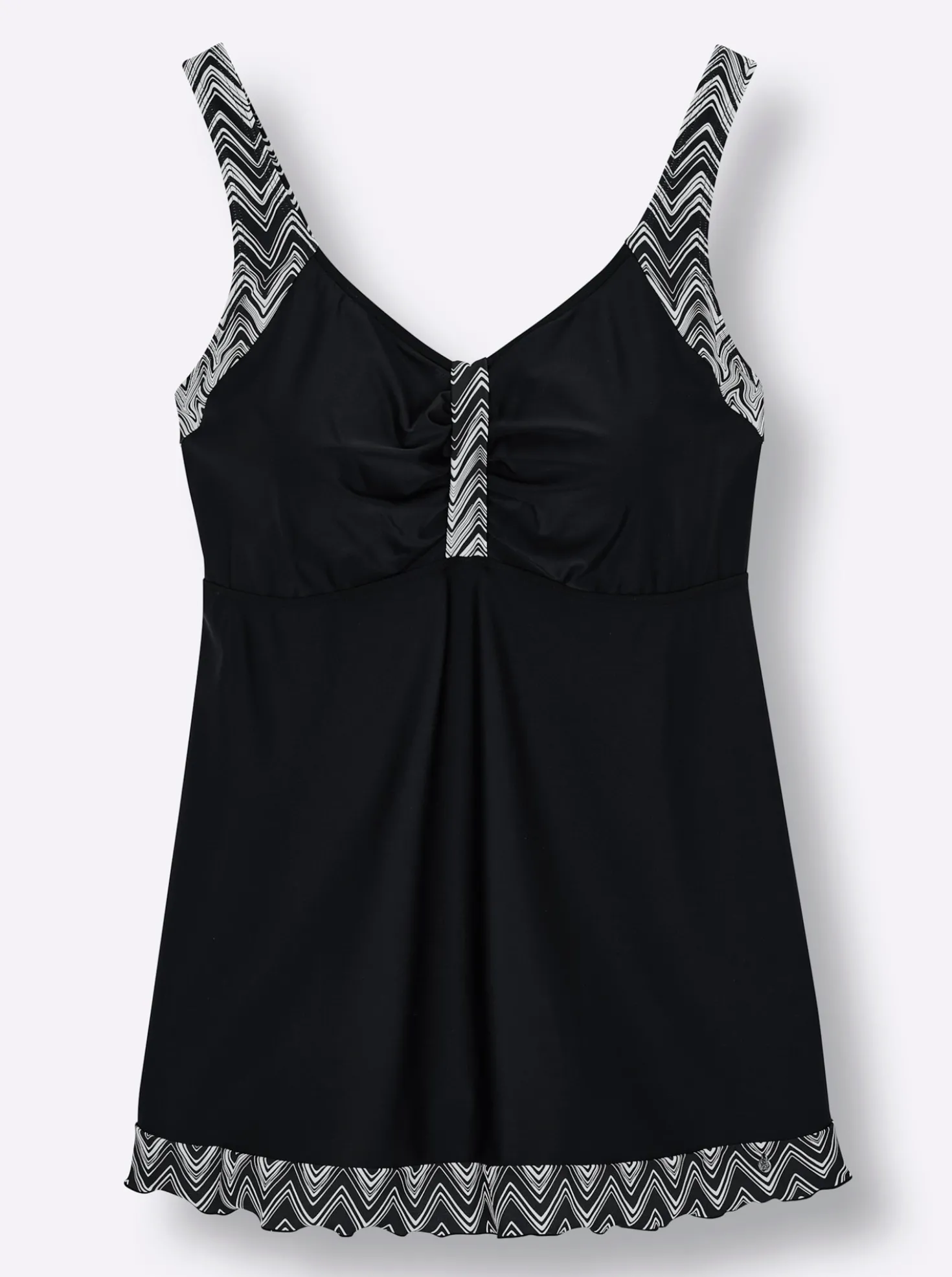 Tankini-Oberteil mit Grafikprint