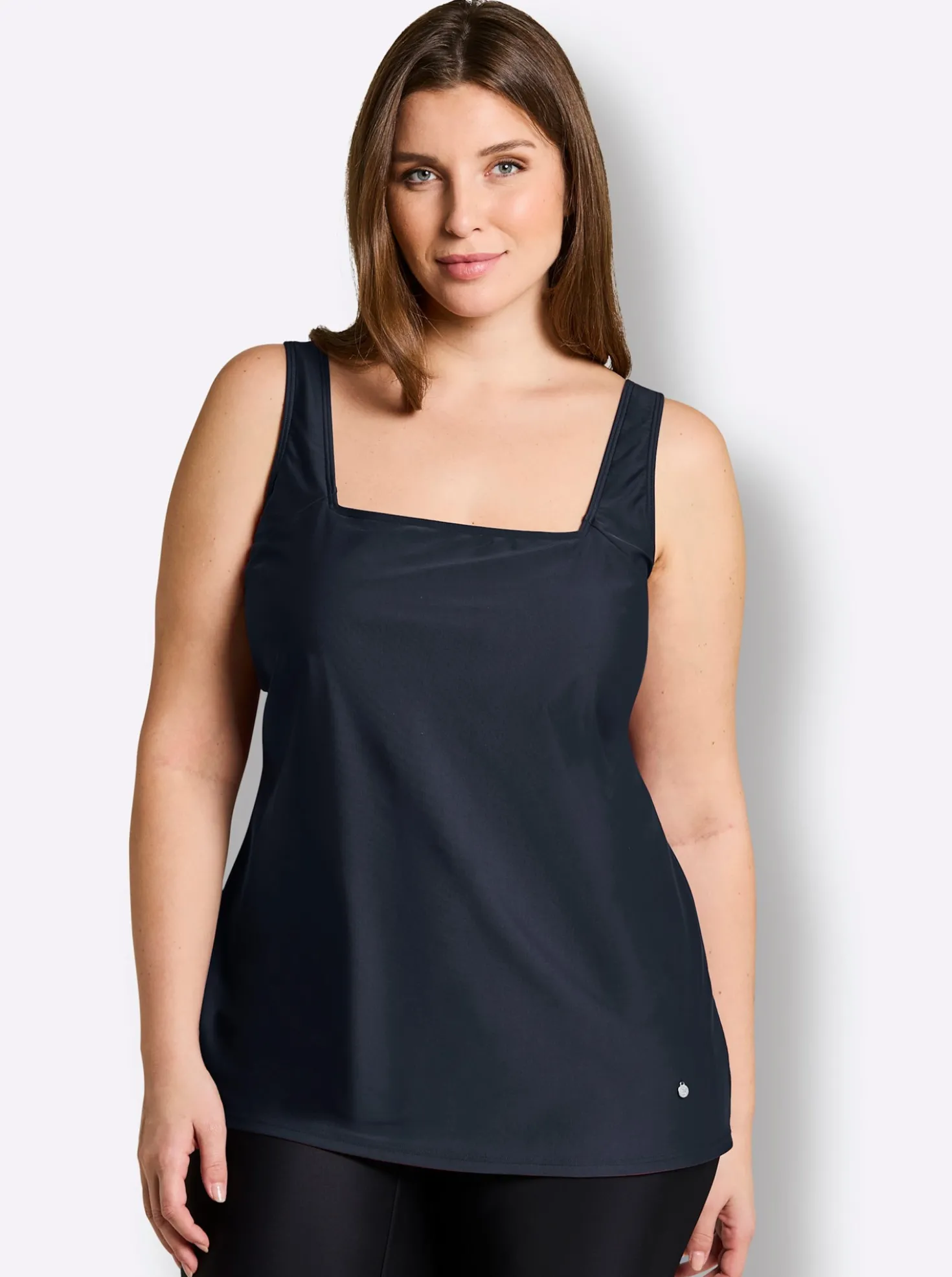 Tankini-Oberteil mit Karree-Ausschnitt