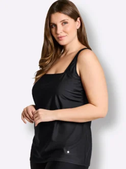 Tankini-Oberteil mit Karree-Ausschnitt