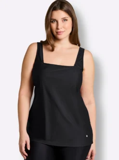 Tankini-Oberteil mit Karree-Ausschnitt
