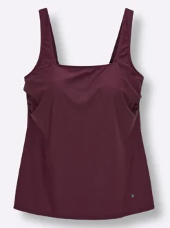 Tankini-Oberteil mit Karree-Ausschnitt