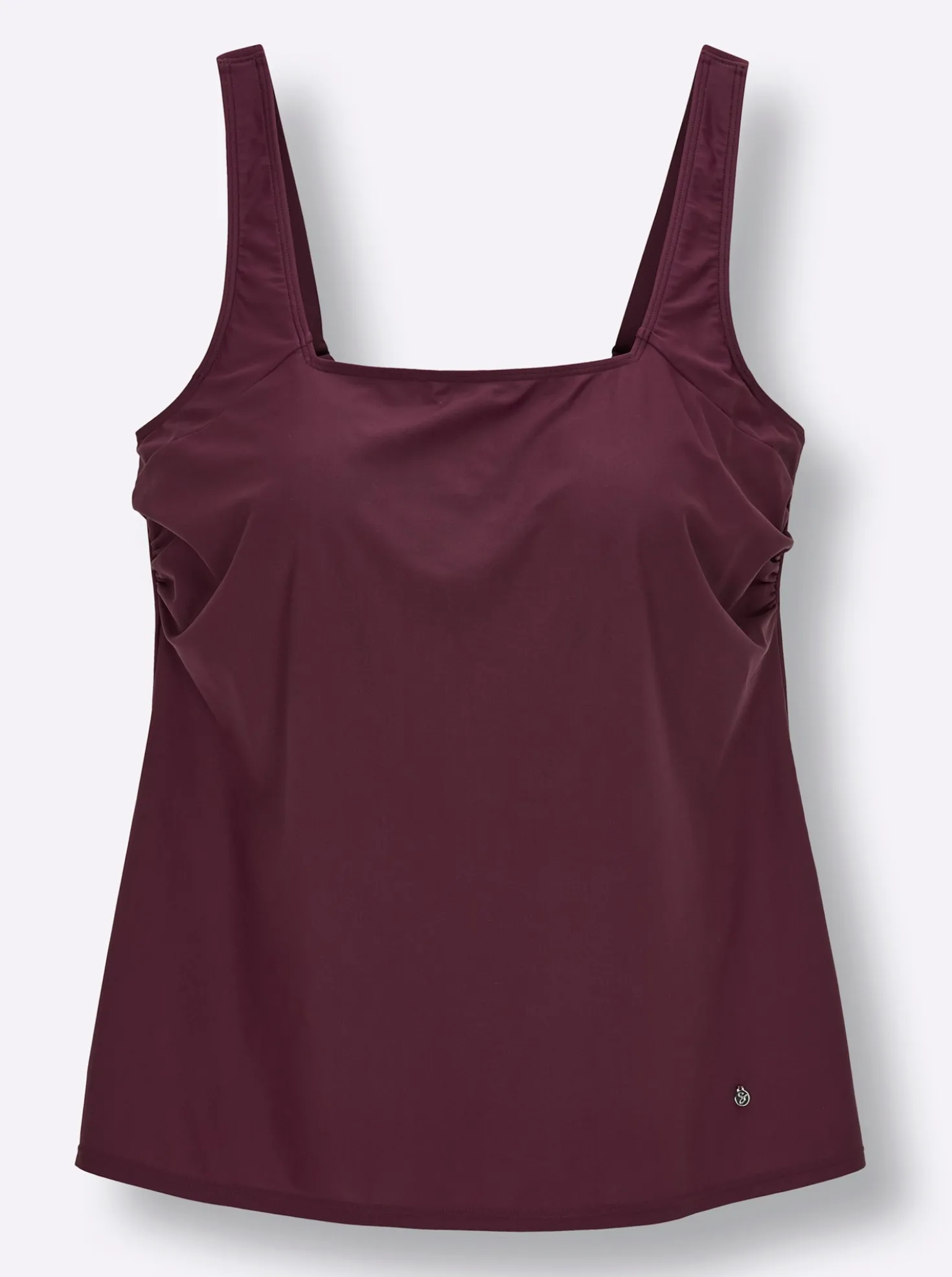 Tankini-Oberteil mit Karree-Ausschnitt
