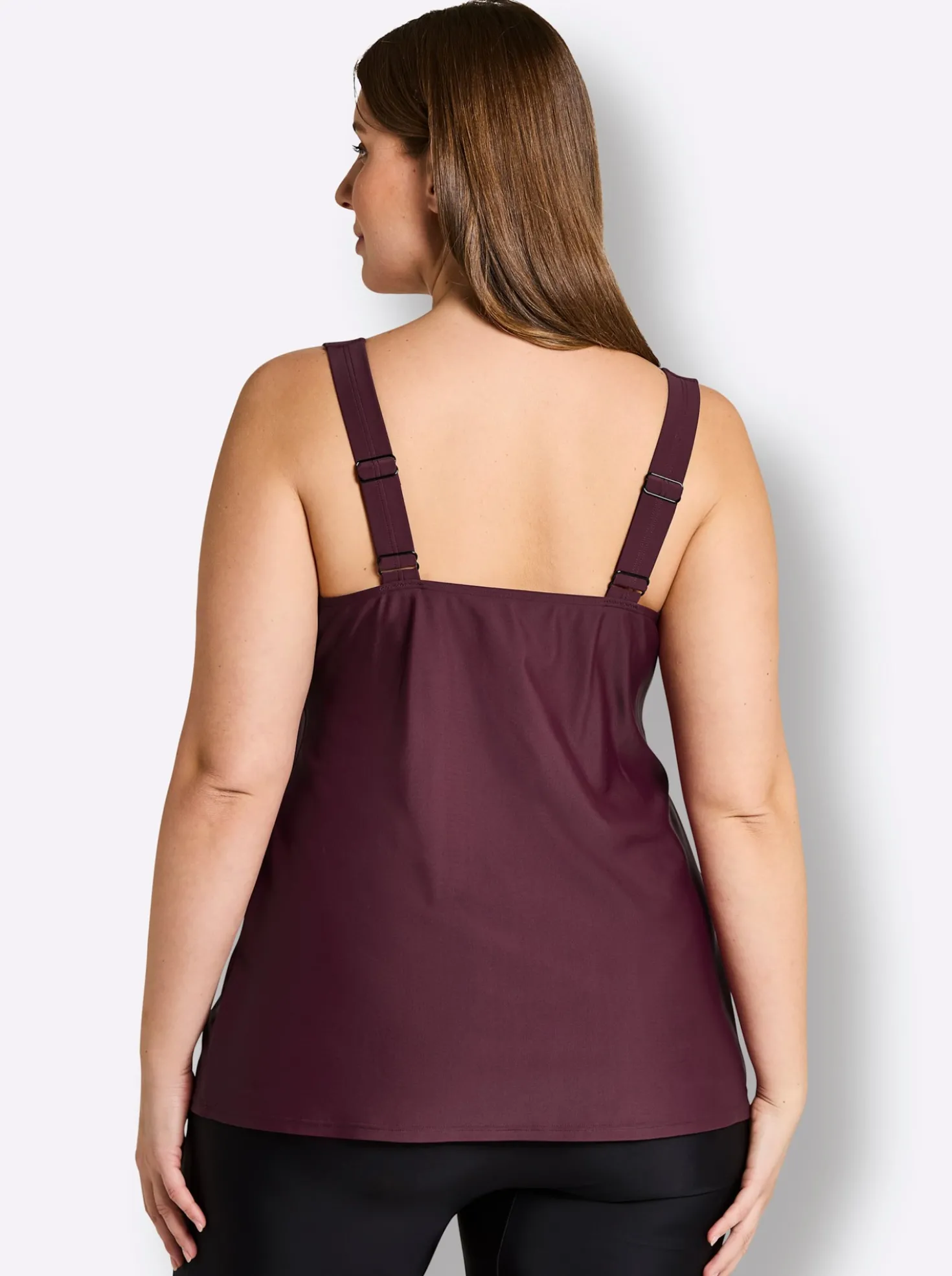 Tankini-Oberteil mit Karree-Ausschnitt