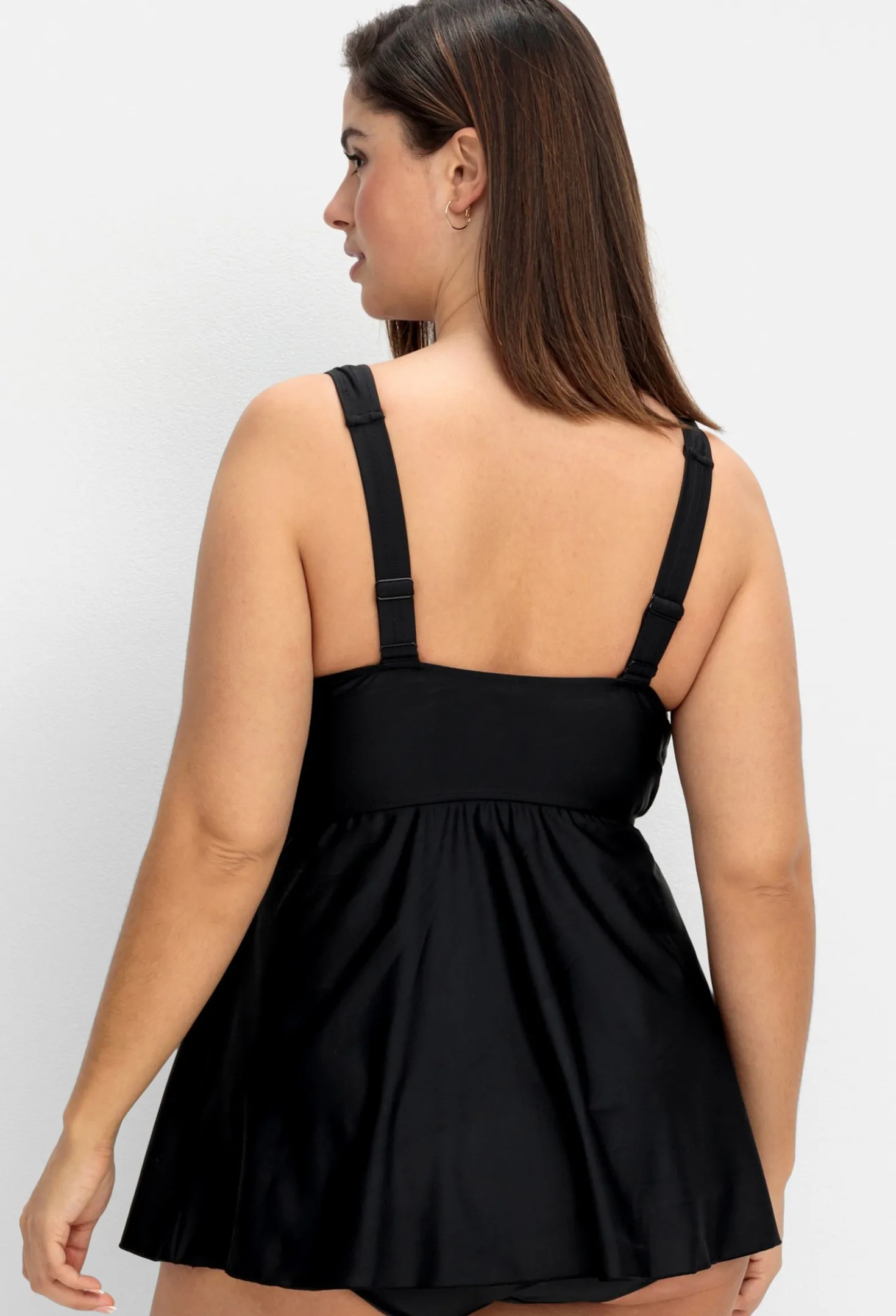 Tankini-Oberteil mit Raffung im Brustbereich