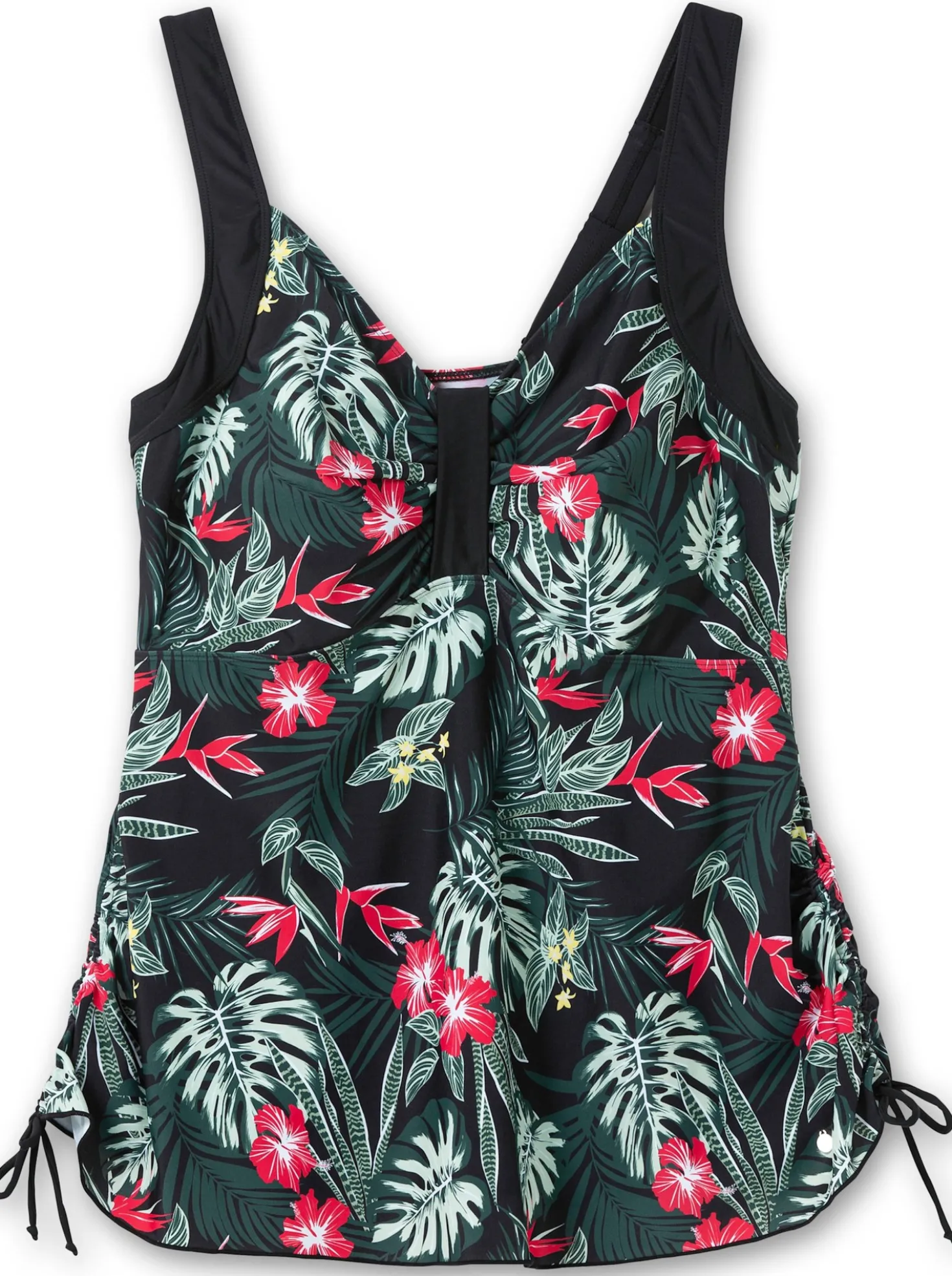 Tankini-Oberteil mit Tropical-Print