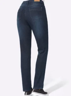Thermojeans mit kariertem Futter