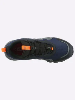 Trekkingschuh mit elastischen Schnürsenkeln