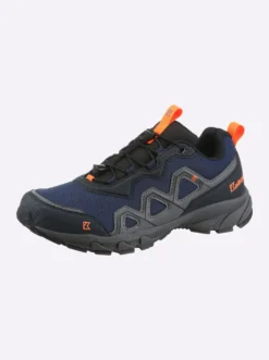 Trekkingschuh mit elastischen Schnürsenkeln
