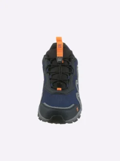 Trekkingschuh mit elastischen Schnürsenkeln