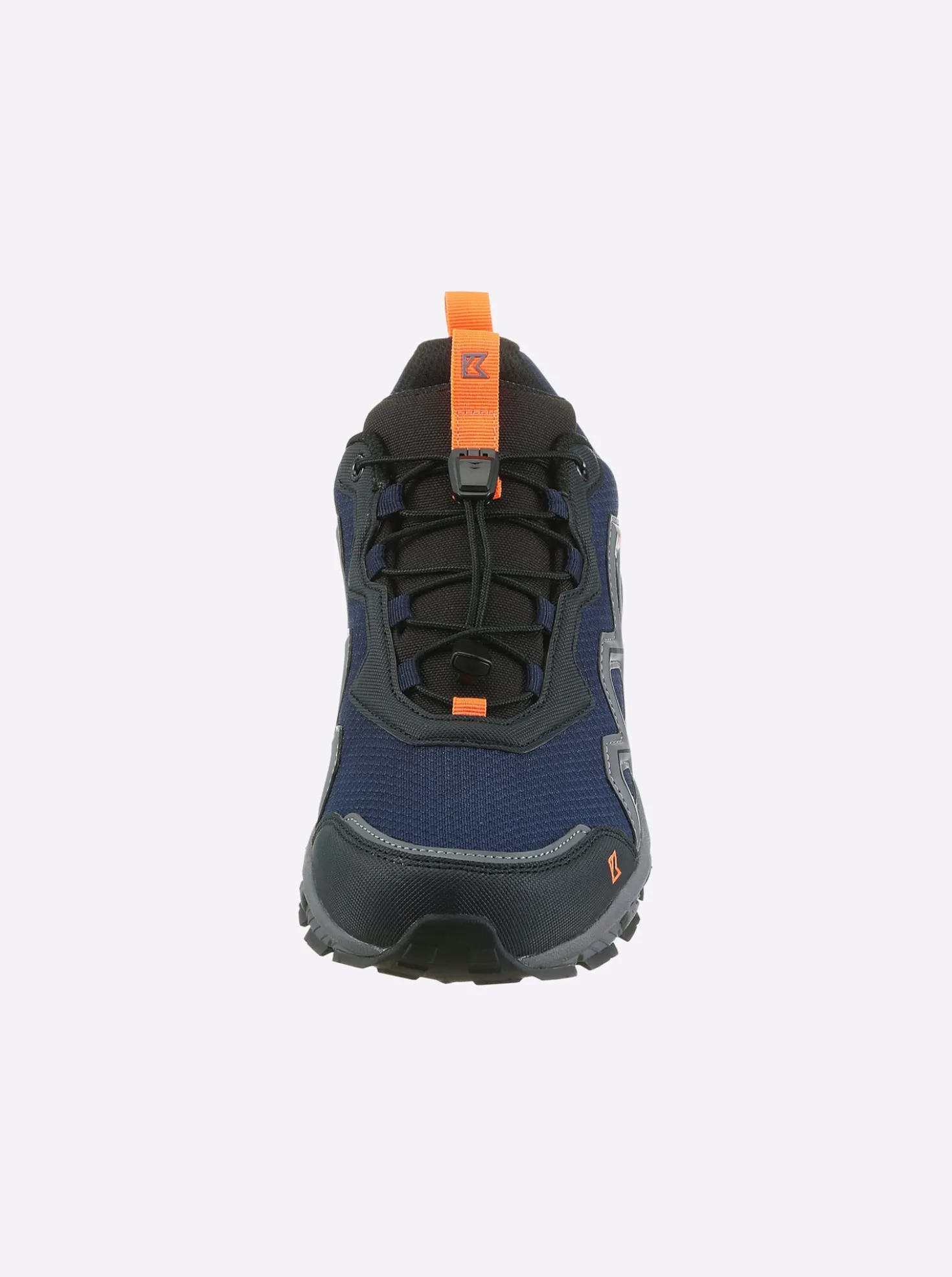 Trekkingschuh mit elastischen Schnürsenkeln