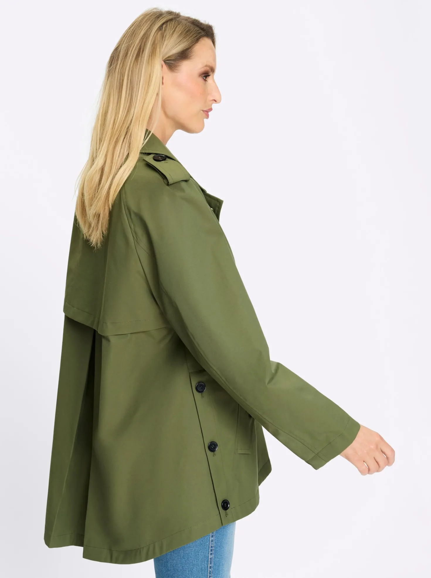 Trenchcoat leicht glänzend