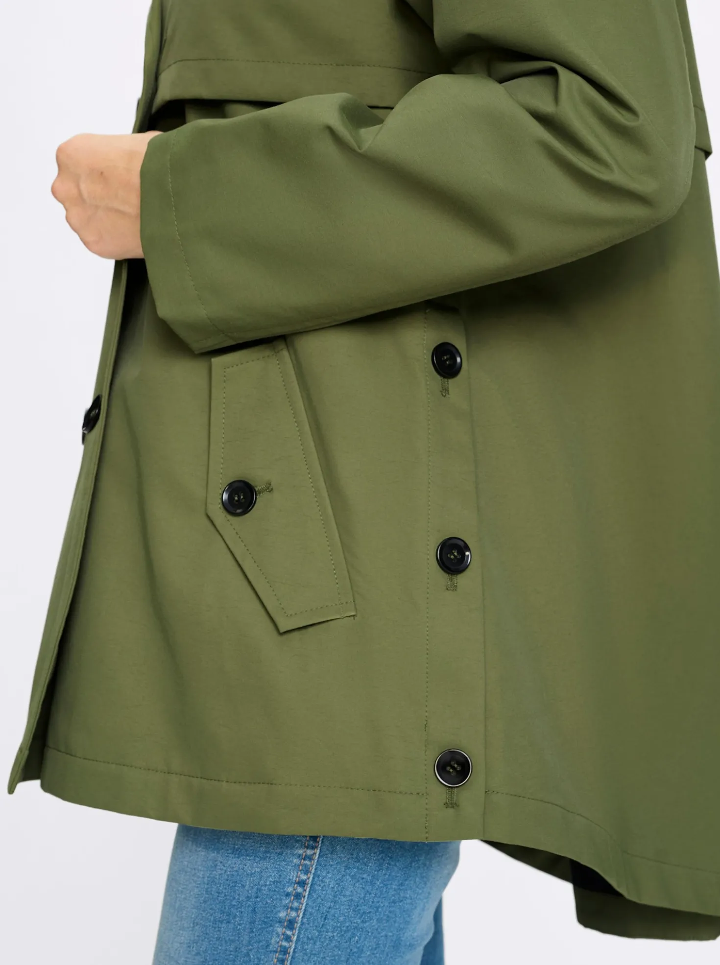 Trenchcoat leicht glänzend